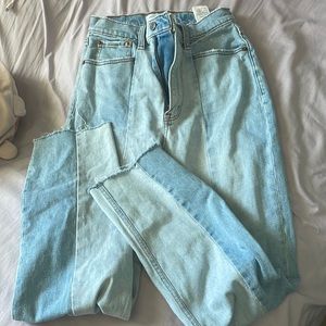 Abercrombie and fitch curve love jeans ankle straight ultra high rise size 26